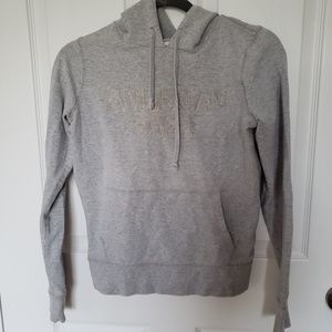 American Eagle Gray Hoodie Sweatshirt